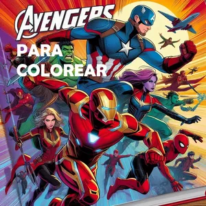 Imagen de portada para Ebook LIBRO PARA COLOREAR DE LOS AVENGERS