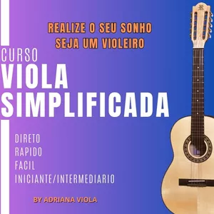 Imagem de capa para o Curso online Curso Viola Simplificada -100% Prático -Toque em poucos dias 