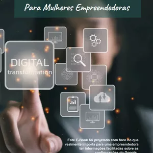 Imagem de capa para o Ebook Manual para Empreendedoras: Configuração Google, SEO, Analytics