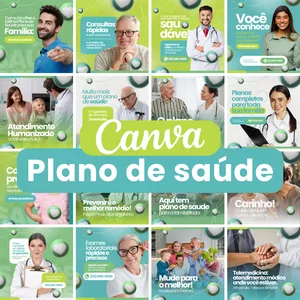 Imagem de capa para o Curso online CANVA PLANO DE SAÚDE