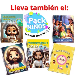 Imagen de portada para Ebook PACK PARA NIÑOS "Creciendo con orden y Fe" 