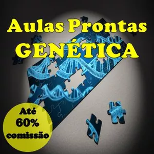 Imagem de capa para o Ebook Aulas Prontas de Genética e Sistema ABO com Fator Rh e Heredogramas (vários exercícios)