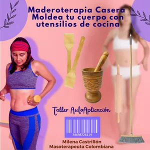 Imagen de portada para Curso online Aprende Maderoterapia Casera: Moldea tu cuerpo con utensilios de cocina