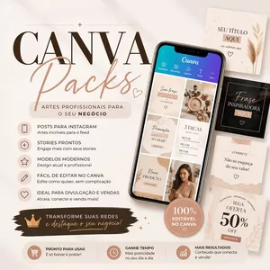 Imagem do curso Canva Packs