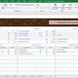Imagem de capa para o Curso online Planilha Precificação Doces e Bolos