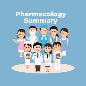 Cover image for Ebook Pharmacology Summary - 01