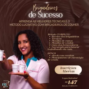Imagem do curso BRIGADEIRO DE SUCESSO - Método Mari Brigadeiro
