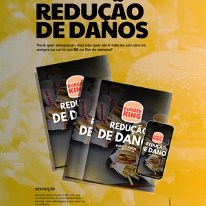 Imagem de capa para o Ebook Emagreça com Inteligência: Aproveite o Burger King sem culpa