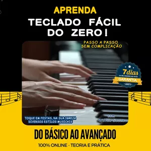Imagem de capa para o Curso online Curso de Teclado Fácil