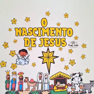Imagem de capa para o Ebook Historia interativa: O nascimento de Jesus 