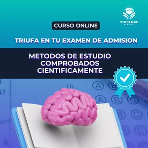 Imagen de portada para Curso online Triunfa en tu Examen de Admisión: Técnicas de Estudio Científicamente Comprobadas