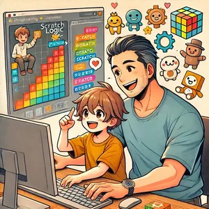 Imagem de capa para o Curso online Lógica de programação para crianças