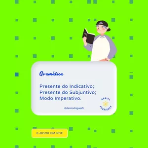 Imagem principal do produto E-book: gramática do espanhol (presente do indicativo, subjuntivo e modo imperativo)