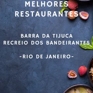 Imagem de capa para o Ebook Guia: 15 Melhores Restaurantes da Zona Oeste do Rio de Janeiro 