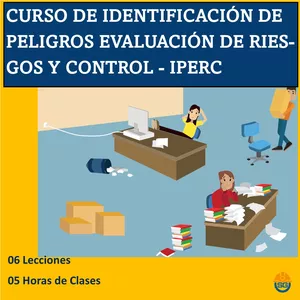 Imagem principal do produto Curso de Identificación de Peligros Evaluación de Riesgos y Control - IPERC