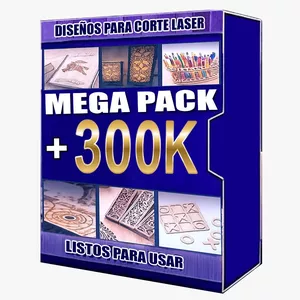 Imagen de portada para Ebook 300,000 DISEÑOS PARA CORTE LASER