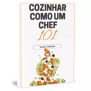 Imagem de capa para o Ebook Cozinhar como chef 