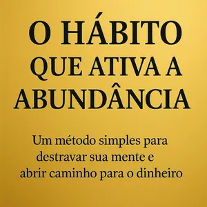 Imagem de capa para o Ebook O HÀBITO QUE ATIVA A ABUNDÂNCIA