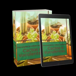 Imagem de capa para o Ebook Cactos e suculentas