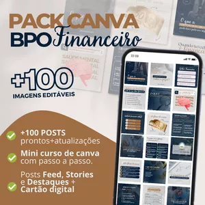 Curso Pack Canva BPO FINANCEIRO