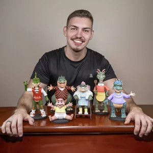 Imagem de capa para o Curso online Curso Virtual Família Dinossauro em Biscuit