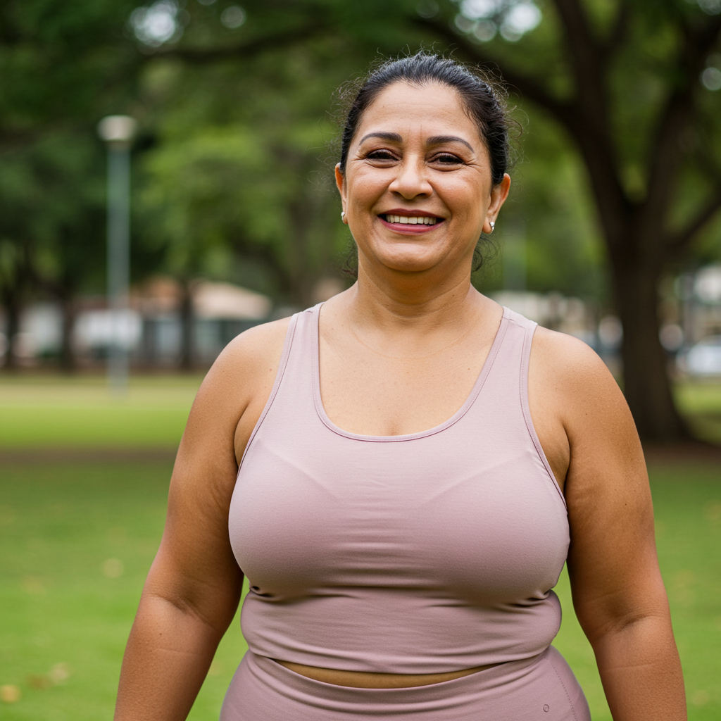 Señora Sandra, 56 años.