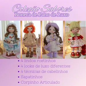 Imagem de capa para o Curso online Bonecas de Luxo- Coleção Sabores