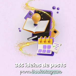 Imagem de capa para o Ebook 365 Ideias de Post's para Bookstagram
