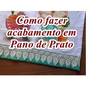 Imagem de capa para o Curso online Como fazer acabamento em panos de prato