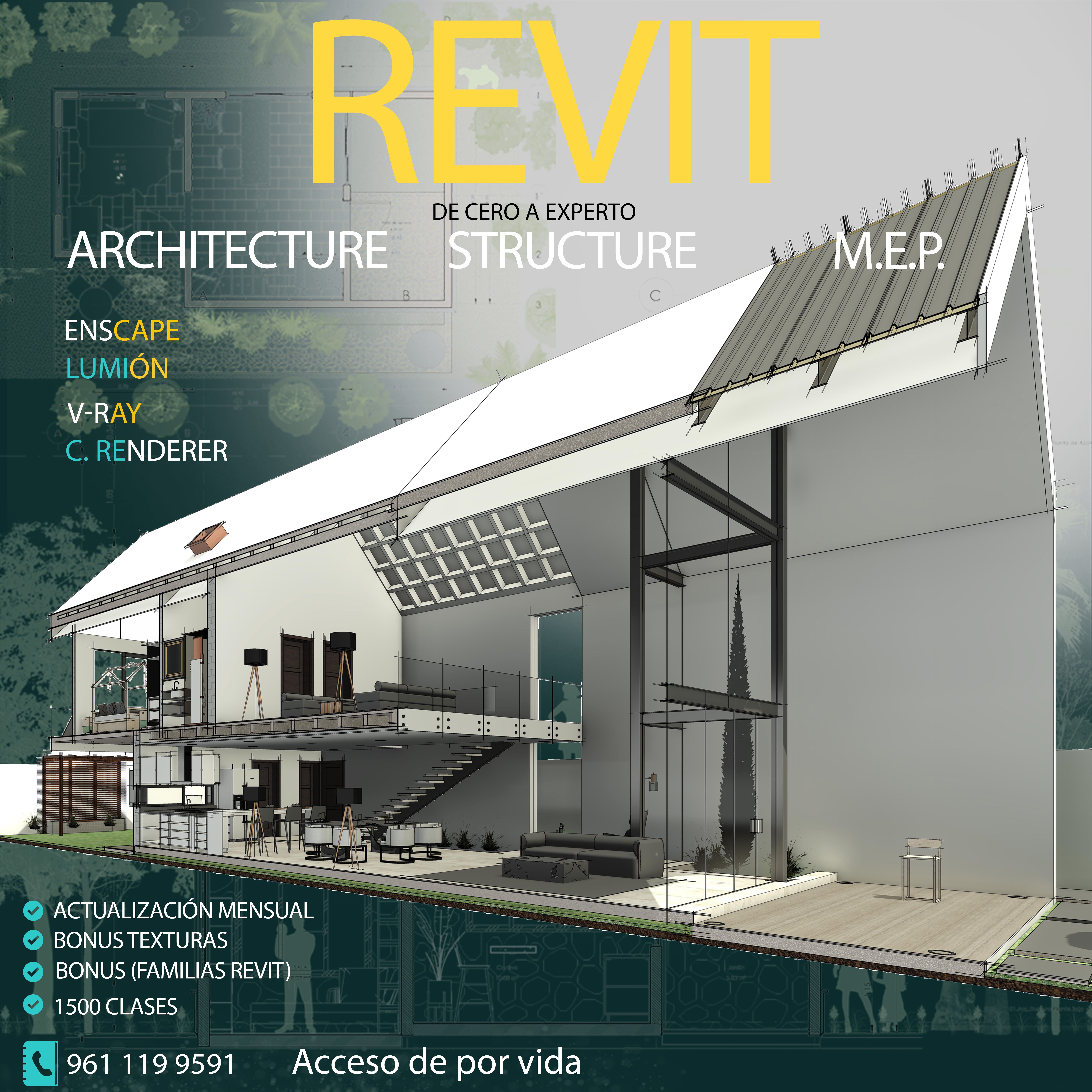 curso REVIT DE CERO A EXPERTO. -  ( $5,587)