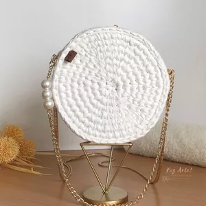 Imagem de capa para o Curso online Bolsa Pérola em Crochê