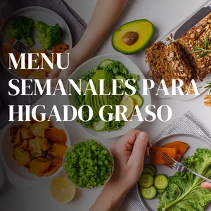 Imagen de portada para Ebook Menús Semanales para el Hígado Graso
