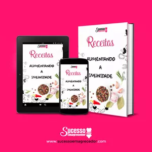 Imagem de capa para o Ebook RECEITAS AUMENTANDO A IMUNIDADE