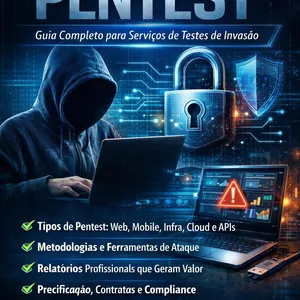 Imagem de capa para o Ebook Profissional de Pentest
