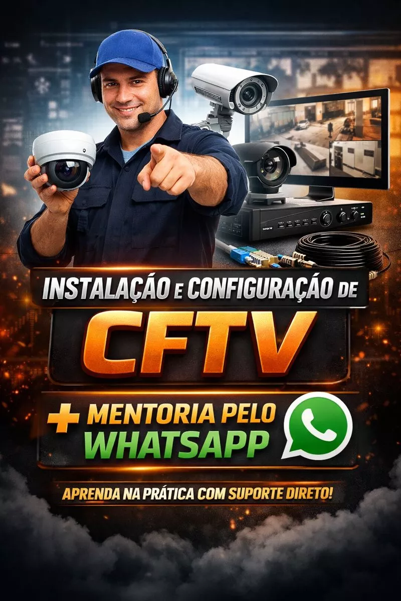 CFTV - Guia completo para instaladores e técnicos de vigilância com mentoria