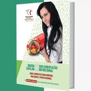 Imagem de capa para o Ebook Queda Capilar X Suplementação Nutricional