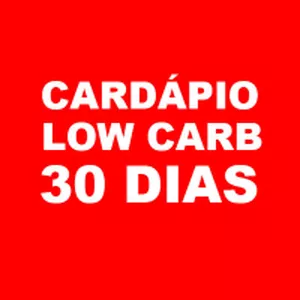 Imagem de capa para o Ebook Cardápio 30 dias Low Carb