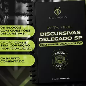 Imagem de capa para o Ebook CURSO DISCURSIVAS - DELTA SP [SEM CORREÇÃO INDIVIDUAL]
