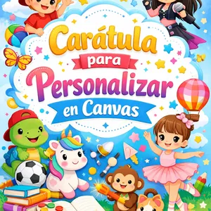 Imagen de portada para Ebook Caratulas listas para editar en canva y imprimir 
