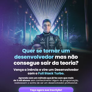 Imagem de capa para o Curso online Curso Full Stack Turbo
