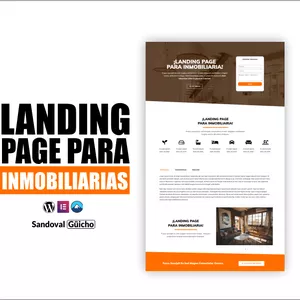 Imagen principal del producto 10-. 👉 Landing Page para Inmobiliarias y Bines Raíces - Compatibles para WordPress y Elementor.