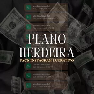 Imagem de capa para o Curso online PLANO HERDEIRA - PACK PLR INSTAGRAM LUCRATIVO