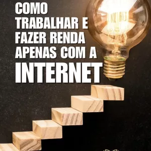 Imagem de capa para o Ebook APRENDA FAZER RENDA COM A INTERNET