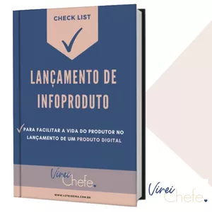 Imagem de capa para o Ebook Checklist Lançamento de Infoproduto