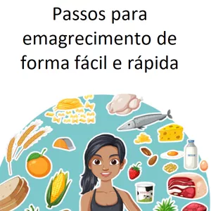 Imagem de capa para o Ebook Passos para emagrecimento rápido e fácil