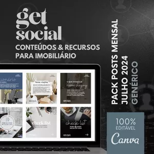 Imagem de capa para o Curso online PACK POSTS MENSAL - Julho 2024