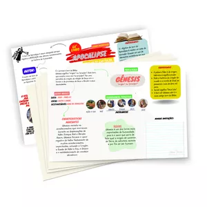 Imagem de capa para o Ebook Kit 1 - Mapas Mentais Bíblicos de Gênesis a Apocalipse + 03 Super Bônus