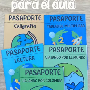 Imagen de portada para Ebook ✈️ Colección “ 6 Pasaportes del Aprendizaje” – Serie para el Aula 🌈📚