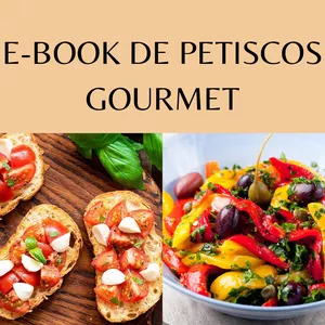 Imagem de capa para o Ebook Petiscos Gourmet 