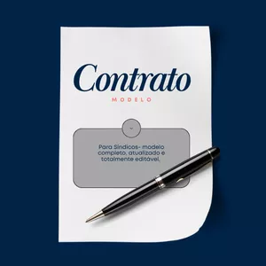 Imagem de capa para o Ebook Modelo de Contrato - Síndico